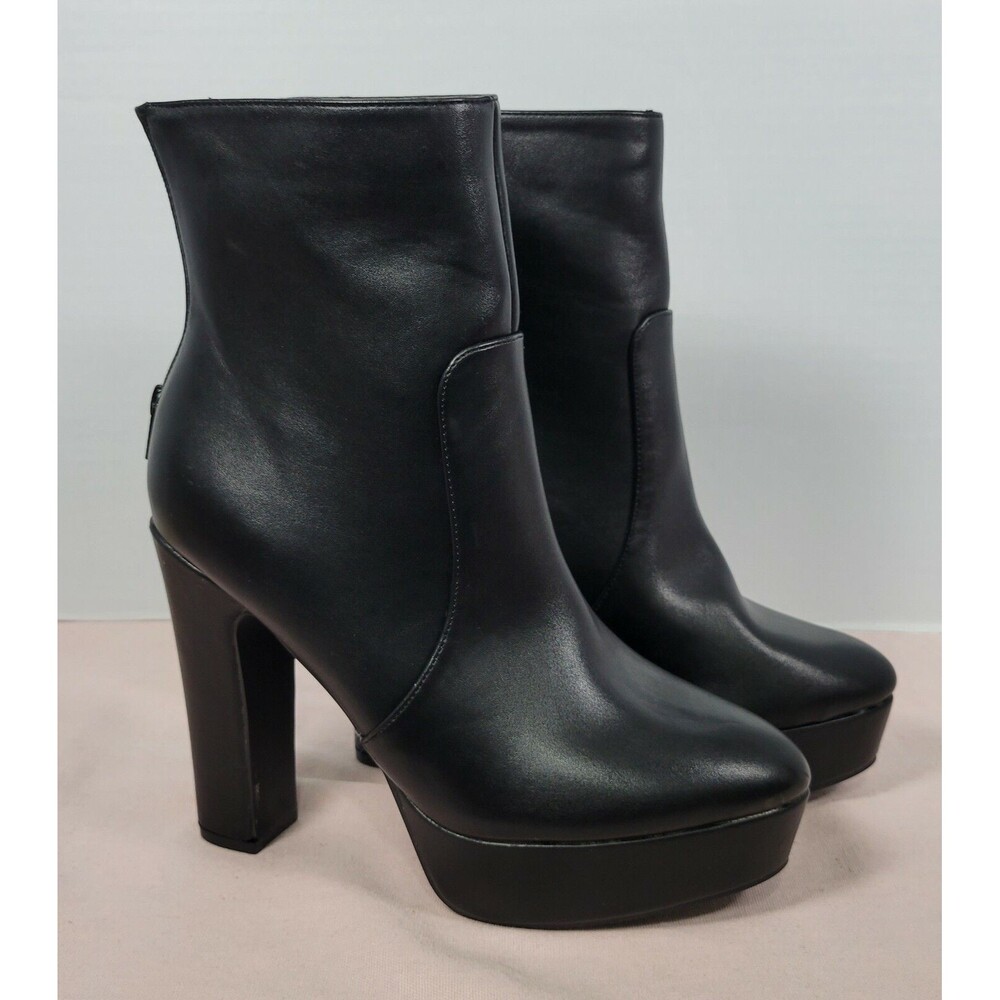 Just Fab Pleda Platform Heels Booties black  Size 8